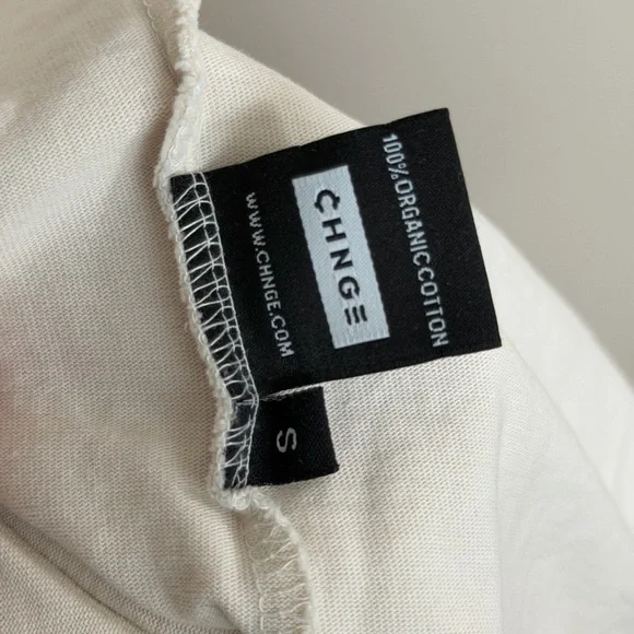 Off-White Long Sleeve Shirt with Statement Print, sz S - Picture 6 of 6